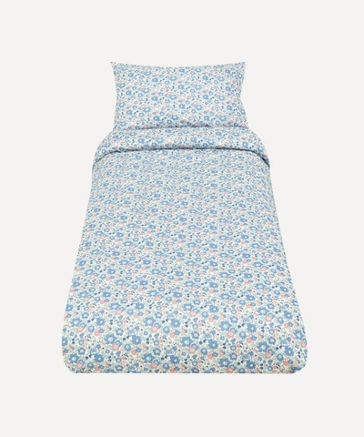 Coco & Wolf Betsy Single Duvet Cover Set In Blue