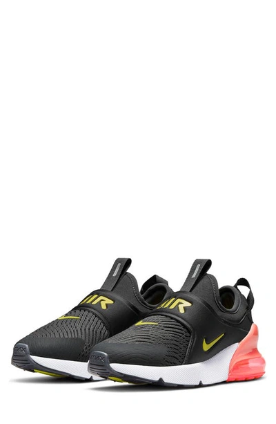 Nike Air Max 270 Extreme Little Kidsâ Shoes In Smoke Grey/ High Voltage