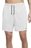 Nike Flex Stride Men's 7" Brief Running Shorts In White