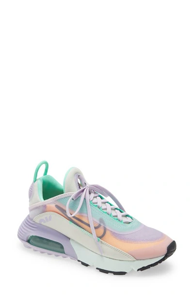Nike Women's Air Max 2090 Casual Sneakers From Finish Line In Lilac/ Smoke Grey/ Sea Glass