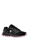 K-swiss Tubes Scorch Athletic Sneaker In Black/cherry Blossom