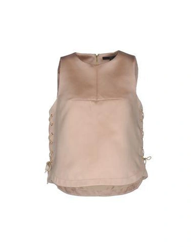 Tibi Tops In Beige