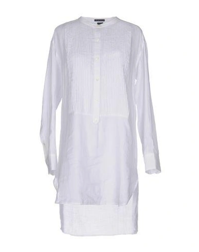 Theory Shirt Dress In White