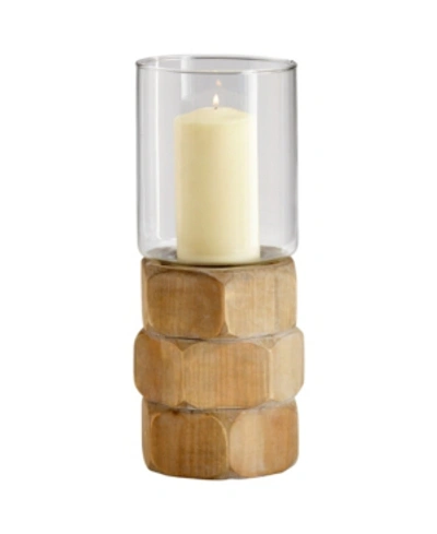 Cyan Design Hex Nut Candleholder In Brown