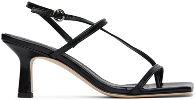 Aeyde Elise Strappy Low-heel Sandals In Brown