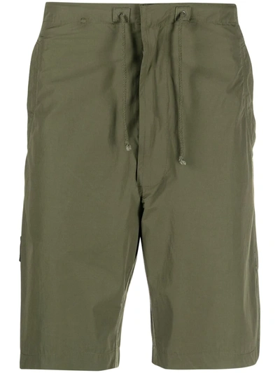Maharishi Drawstring-fastening Bermuda Shorts In Green