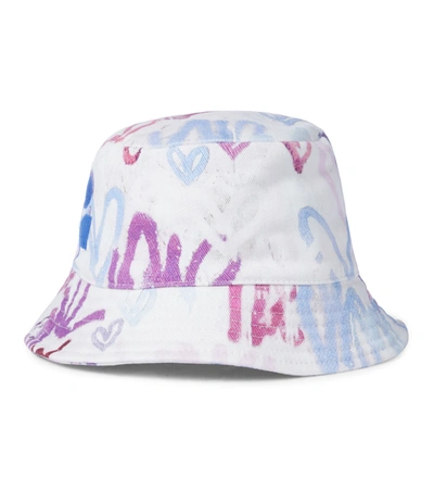 Isabel Marant Haley Printed Cotton Bucket Hat In Multicoloured