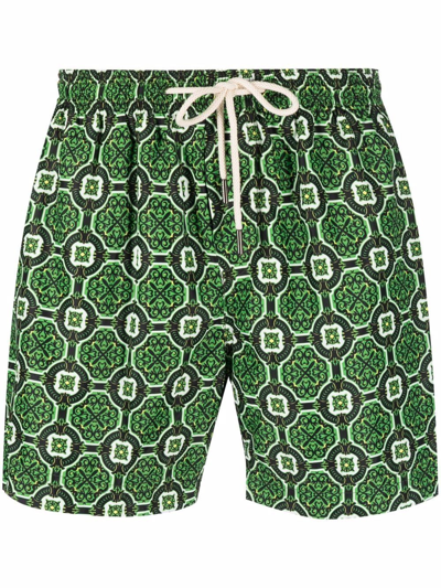 Peninsula Swimwear Poltu Quatu Swim Shorts In Green