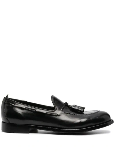 Officine Creative Slip-on Leather Loafers In Black