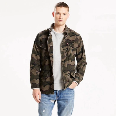 Levi's Unlined Field Jacket - Camouflage | ModeSens