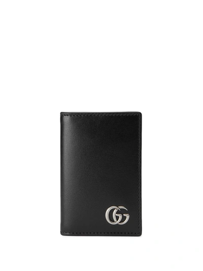 Gucci Gg Marmont Cardholder In Black