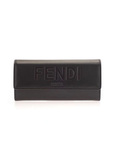 Fendi Women's Black Leather Wallet