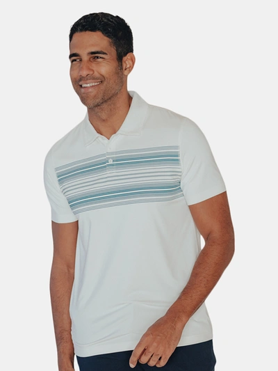 The Normal Brand Sunset Seamed Performance Polo In White