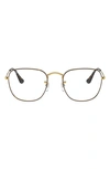 Ray Ban 51mm Optical Glasses In Shiny Yellw