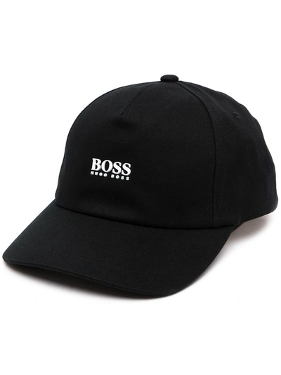 Hugo Boss Boss Logo Print Cap Black