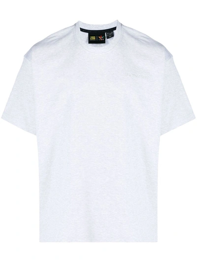 Adidas Originals X Pharrell Williams Premium T Shirt In Light Gray-grey