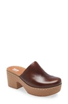 Fitflop Pilar Clog In Chocolate Brown
