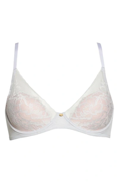 Natori Cherry Blossom Convertible Underwire Bra In Mink/delicate Peach