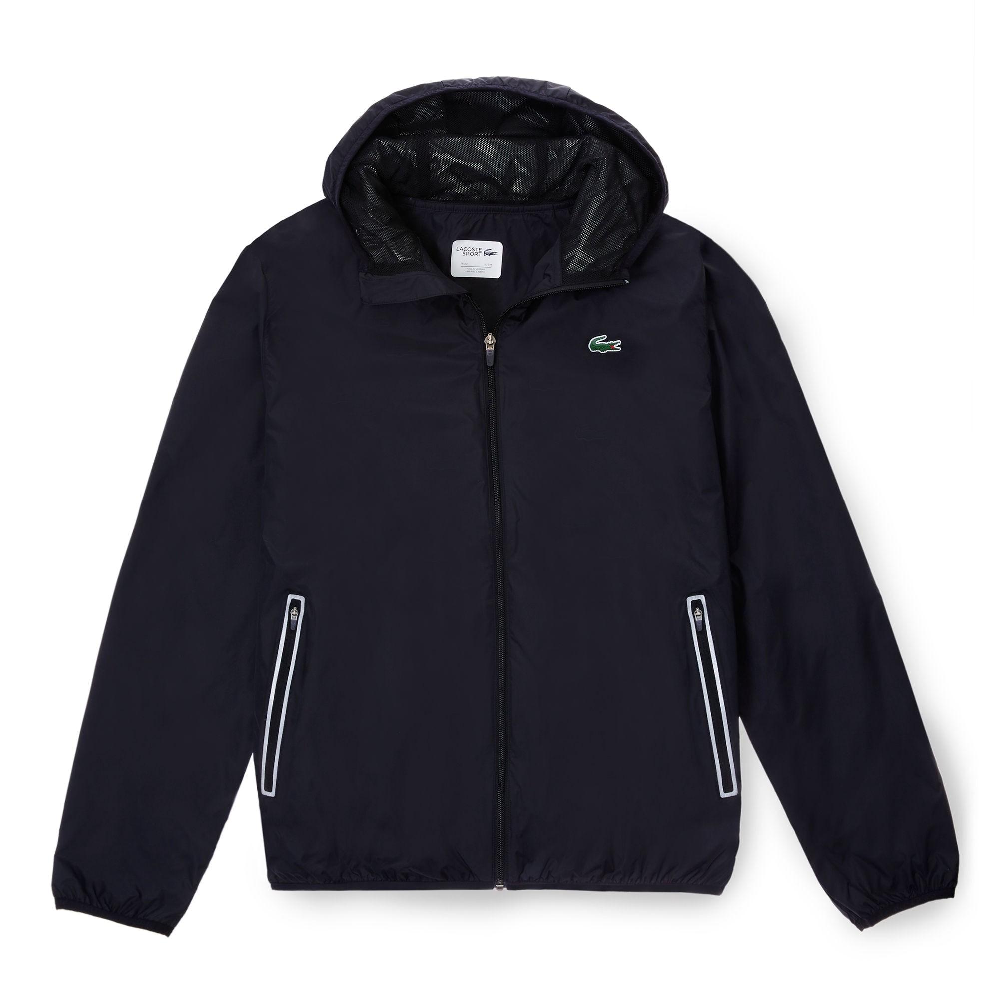 Lacoste Men's Sport Taffeta Tennis Jacket - Navy Blue | ModeSens