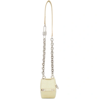 Givenchy Beige Pandora Cube Bag In 101 Natural