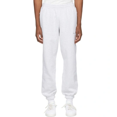 Adidas Originals By Pharrell Williams Grey Basics Lounge Pants In Lgh