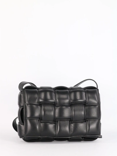 Bottega Veneta Padded Cassette Shoulder Bag In Black