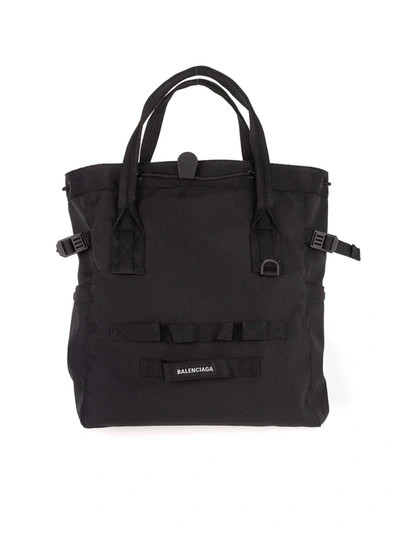 Balenciaga Army Tote Bag In Black