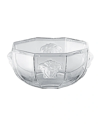 Versace Medusa Lumiere Bowl In Clear