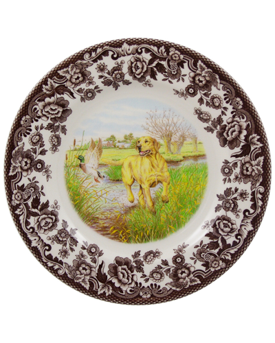 Spode Woodland Hunting Dogs Salad Plate