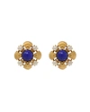 Ben-amun Stone Clip-on Earrings In Blue/gold