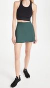 Girlfriend Collective High Rise Mini Skort In Green