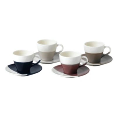 Royal Doulton Coffee Studio Set Of 4 Espresso Cups In Multi