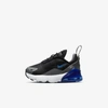 Nike Air Max 270 Baby/toddler Shoe In Black,iron Grey,white,game Royal