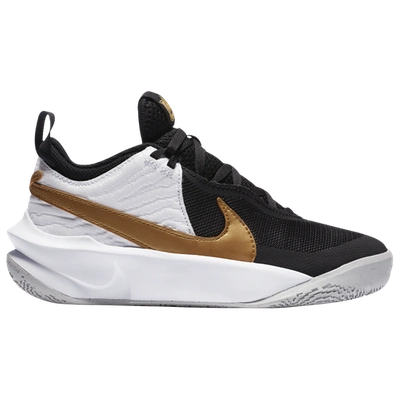 Nike Kids' Boys  Hustle D 10 In Black/metallic Gold/white