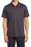 Zella Performance Polo In Black Oxide Melange