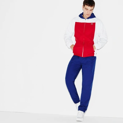 Lacoste Men's Sport Tennis Colorblock Tracksuit - White/ladybird-ocean |  ModeSens