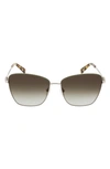 Longchamp Sunglasses Spring-summer 2021 Collection In Gold Khaki