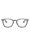 Ray Ban 52mm Optical Glasses In Shiny Havana