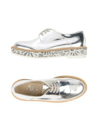 Agl Attilio Giusti Leombruni Lace-up Shoes In Silver