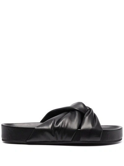 Filippa K Brea Flatform Sandals In Black