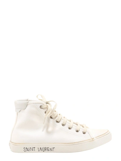 Saint Laurent Malibu Sneakers In White