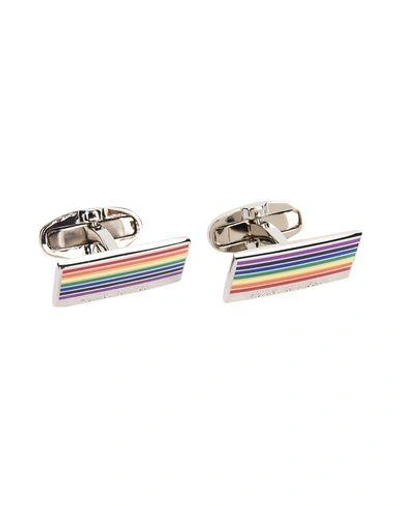 Paul Smith Cufflinks And Tie Clips In Purple
