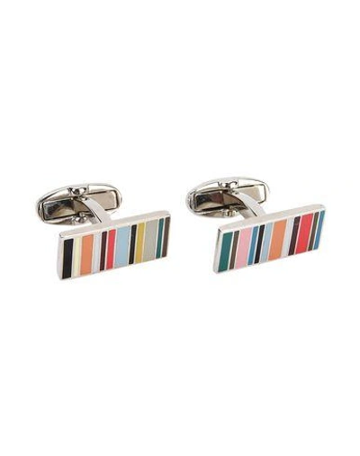 Paul Smith Cufflinks And Tie Clips In Orange