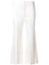 Isabel Marant Edrio Cropped Palazzo Pants In White