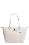 Longchamp Le Pliage Club Tote In Chalk