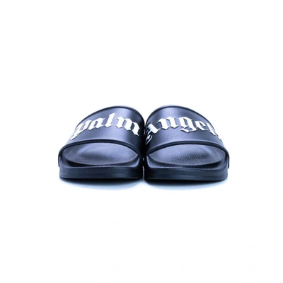 Palm Angels Rubber Slippers In Black
