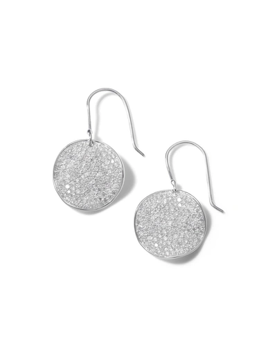 Ippolita Sterling Silver Stardust Diamond Flower Drop Earrings