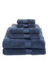 Nordstrom 6-piece Hydrocotton Bath Towel, Hand Towel & Washcloth Set In Blue Vintage