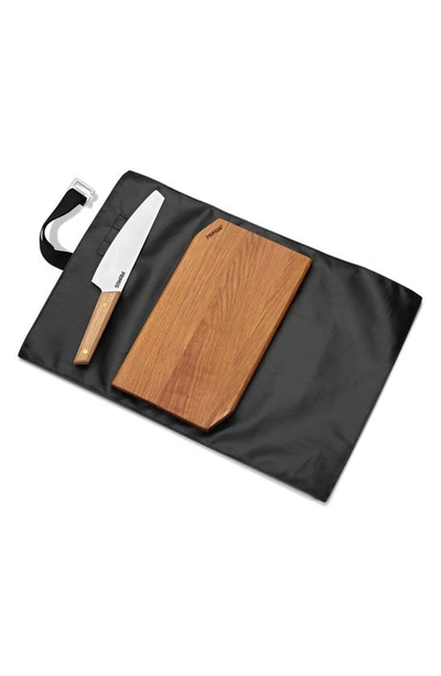 Primus Campfire Cutting Set In Black/ Brown/ Stainless
