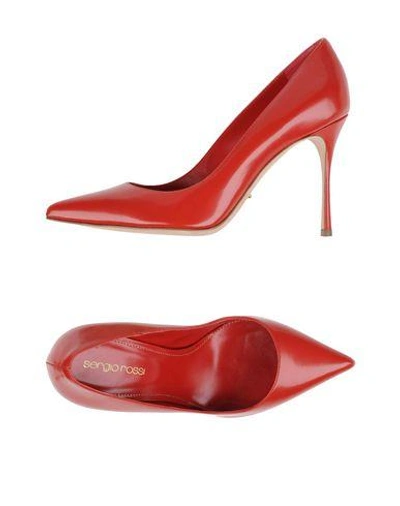 Sergio Rossi Pumps In Red